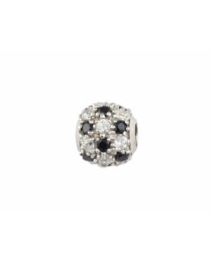Silver Charm with Spinel and Zircon (J288909)