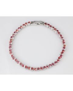 Silver Bracelet with Sapphire (J409164)